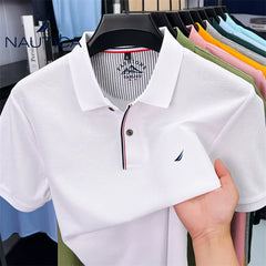 NAUTICA Casual Multi Color Short Sleeve Shirt