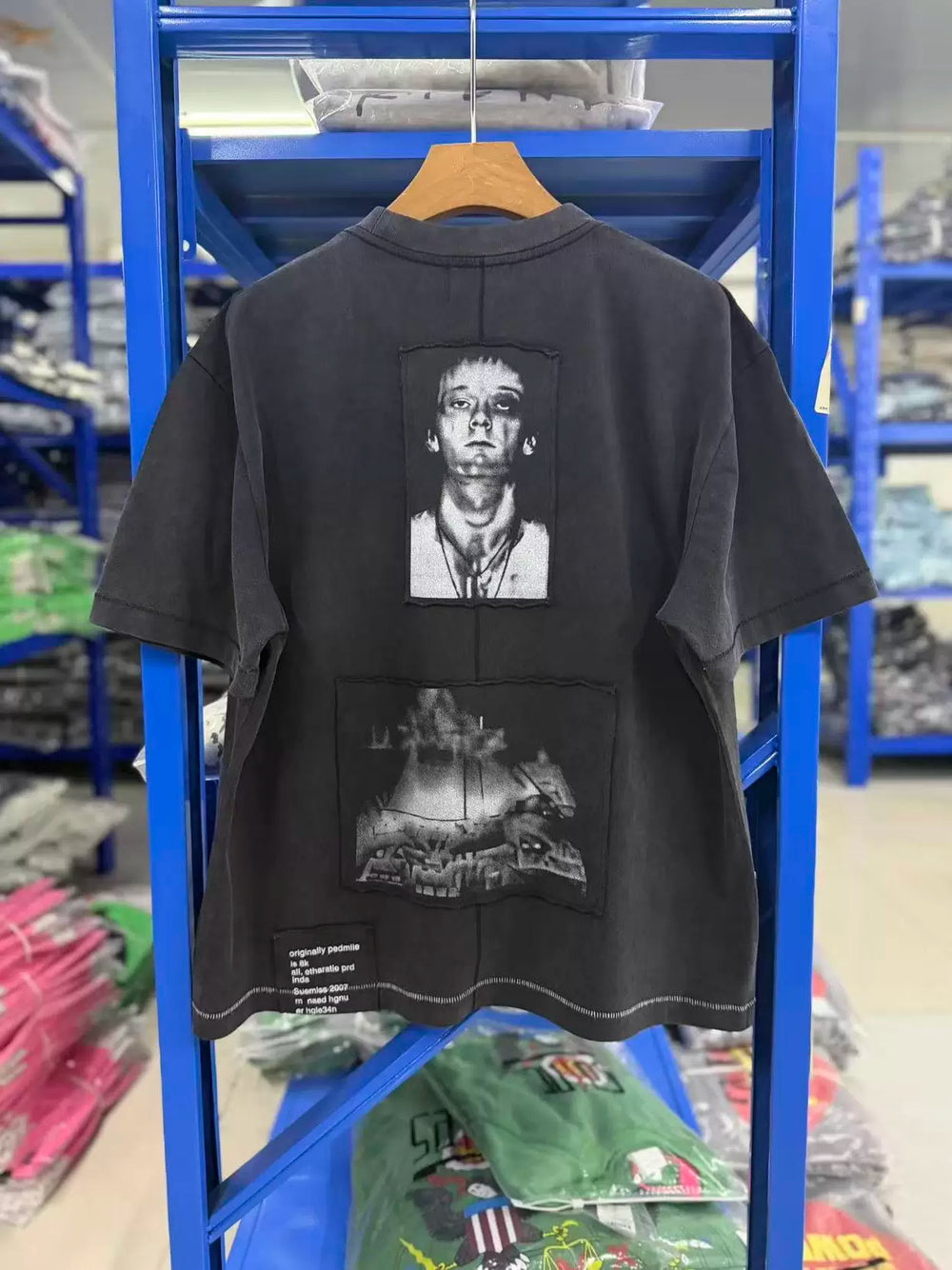 ERD's melancholic Unisex Loose Fit Washed Cotton Heavyweight Tee