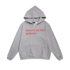 ERD melancholic Vintage Grey Safety Pin Hoodie