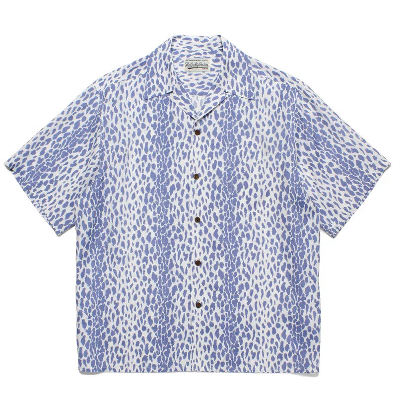 WACKO MARIA Style Leopard Print Hawaiian Shirt