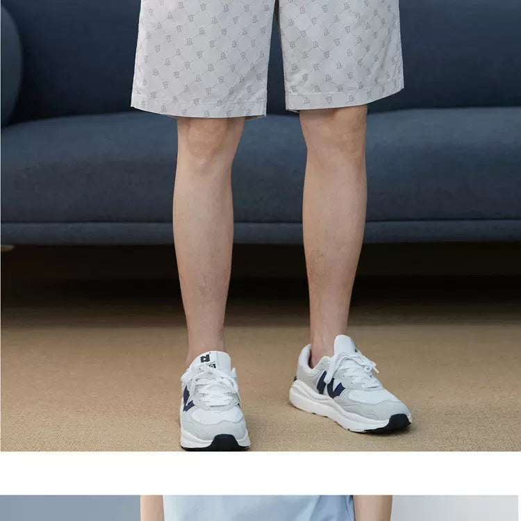 Nautica Style Premium Cotton Elastic Waist Casual Shorts