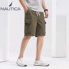 Nautica Style Multi Pocket Cargo Loose Utility Shorts