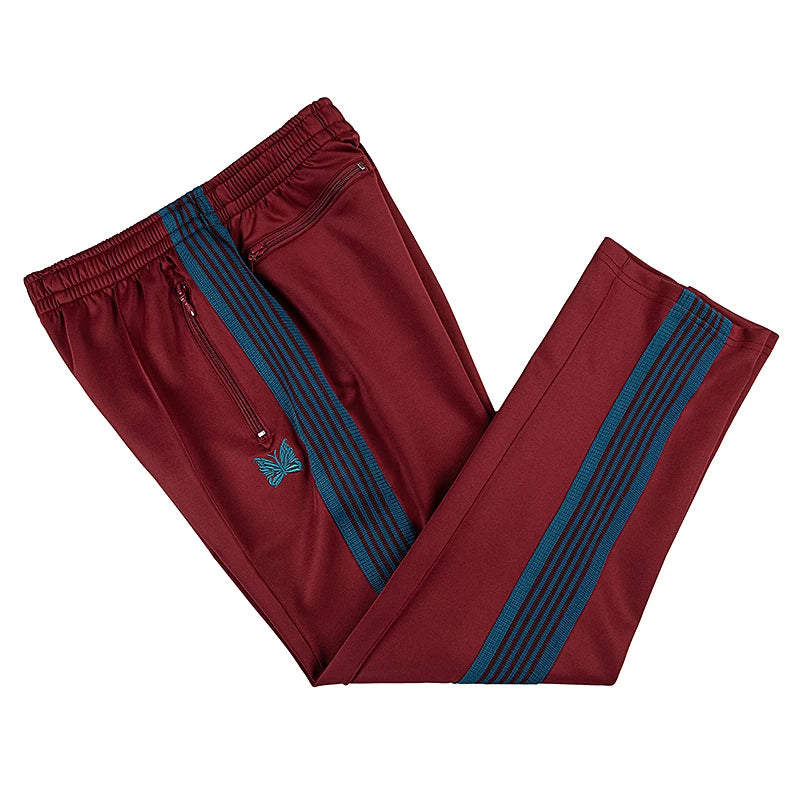 Needles Side Striped Butterfly Embroidered Drawstring Track Pants
