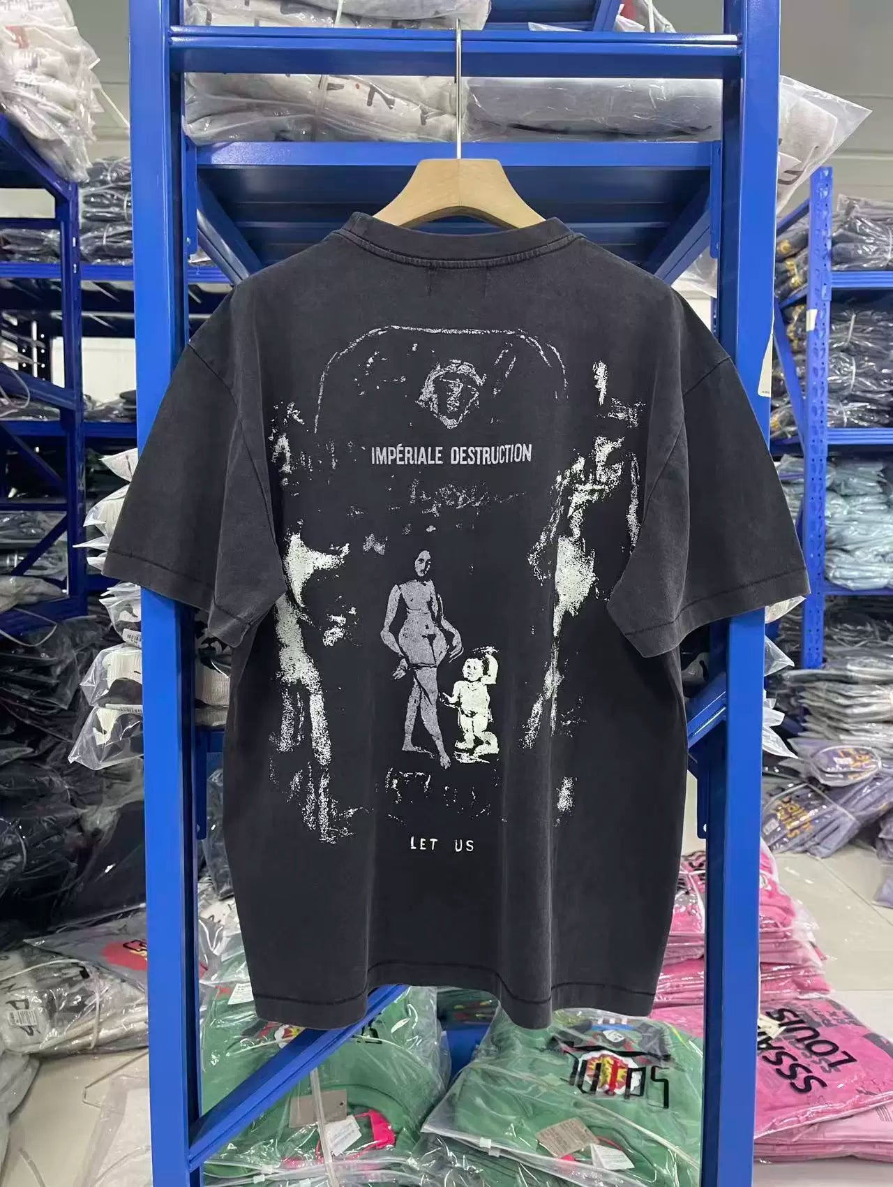 ERD's melancholic High Street Gothic Portrait Distressed Cotton Tee