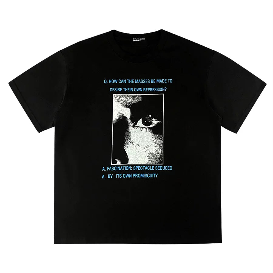 ERD Vintage Oversized Cartoon Graphic Tee Shirt