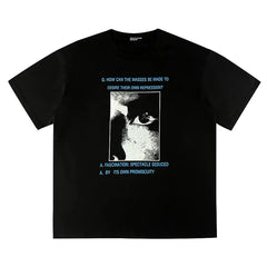 ERD Vintage Oversized Cartoon Graphic Tee Shirt
