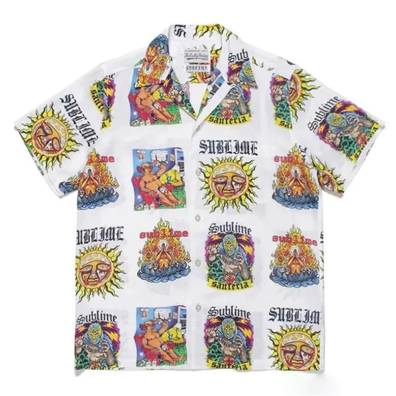 WACKOMARIA 7th Neckface Graffiti Hawaiian Shirt