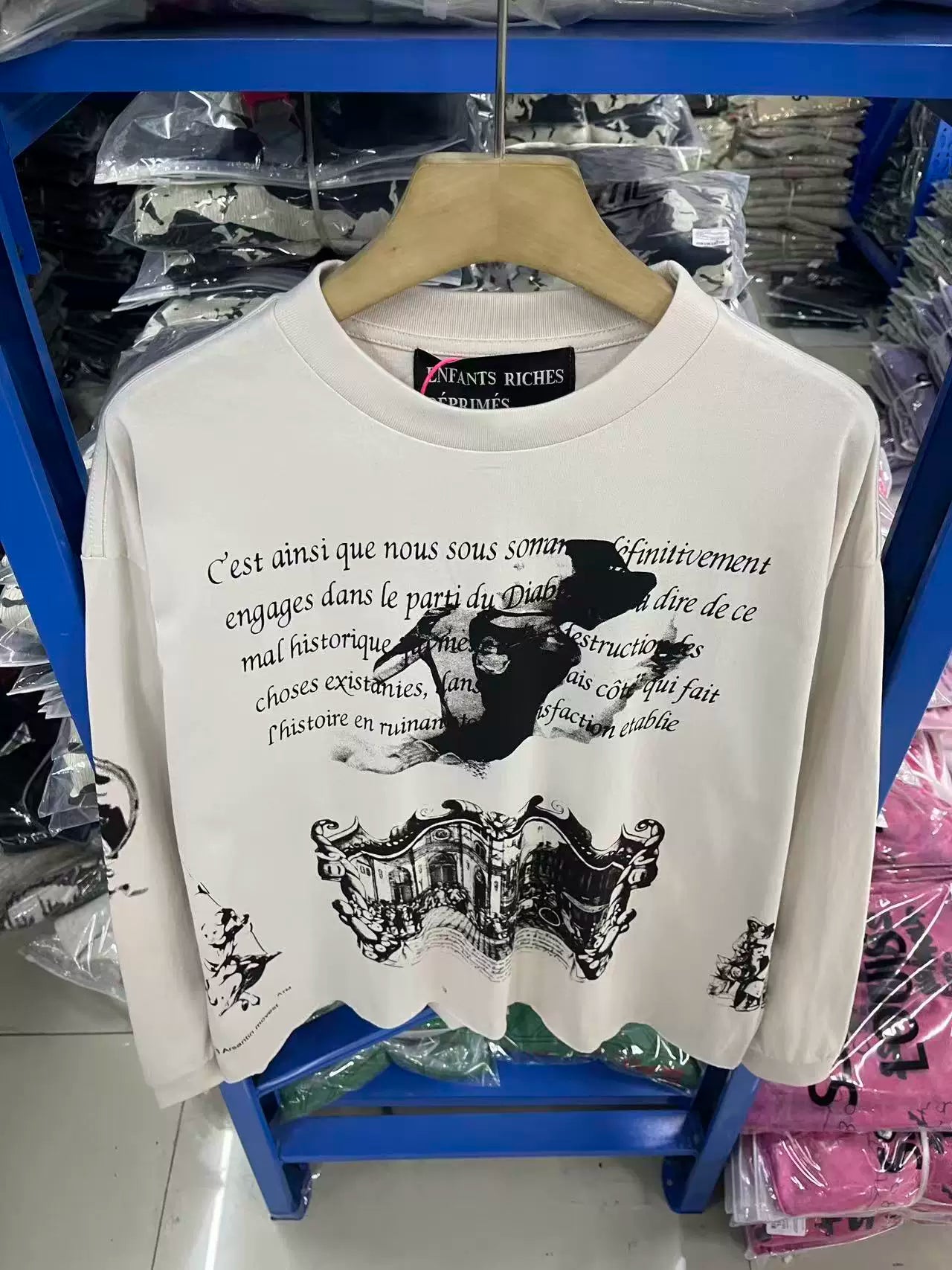 ERD Inspired Court Of Devil Graphic Longsleeve Tee