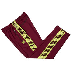 Needles Inspired Butterfly Embroidery Striped Straight Track Pants