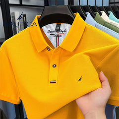 Nautica Style Pique Cotton Cooling Breathable Polo