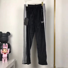 Needles Style Velour Butterfly Embroidered Track Pants