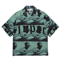 WACKO MARIA Style Vampire Horror Hawaiian Shirt