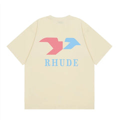 RHUDE High Street Oversized Graphic Pure Cotton T-Shirt