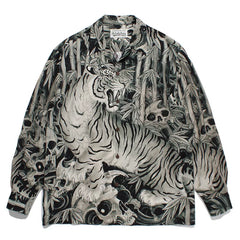 WACKO MARIA World Peace Long Sleeve Rayon Shirt