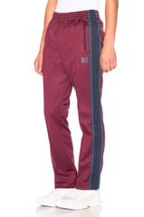 Needles Style Vintage Butterfly Embroidery Striped Track Pants