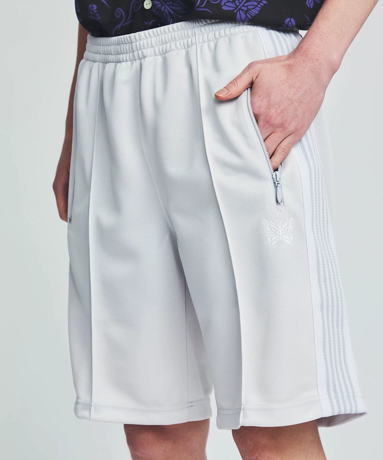 Needles Style Retro American High Street Track Shorts