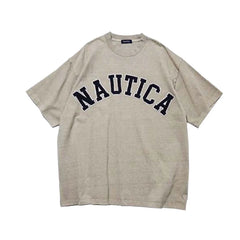 Nautica Style Cold Dyed Vintage Wash Embroidery Tee