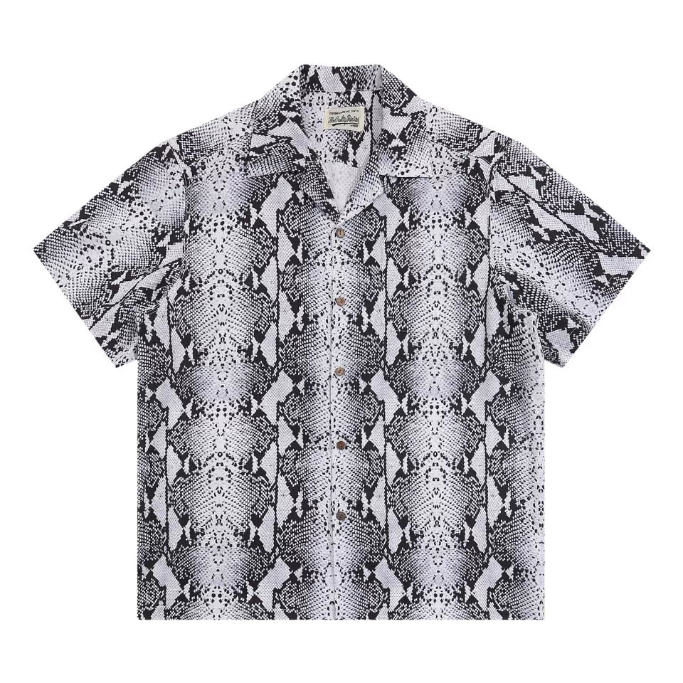 WACKO MARIA Style Leopard Print Hawaiian Shirt