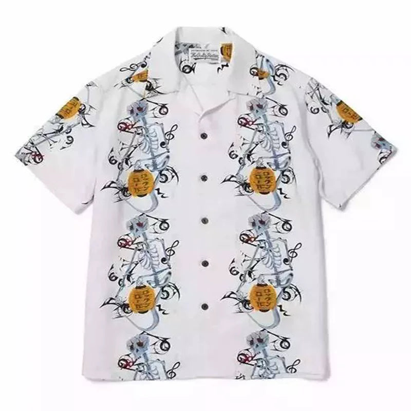 WACKO MARIA 18SS Reaper Eyes Hawaiian Shirt