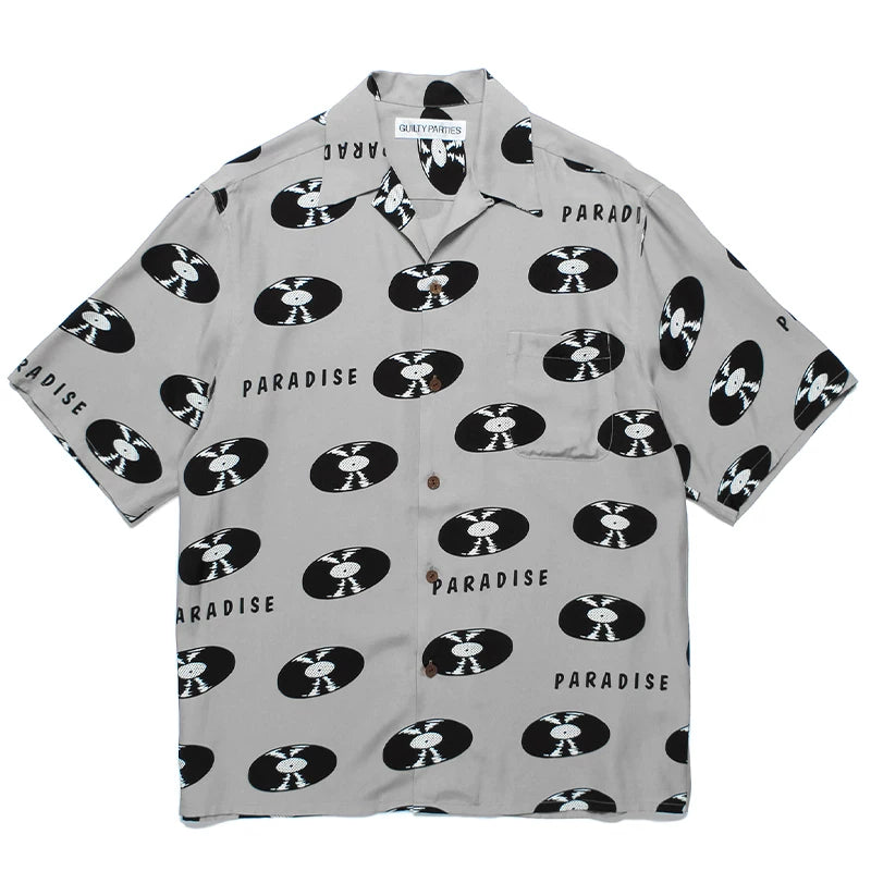 WACKO MARIA Palm Tree Sailing Boat Hawaiian Shirt