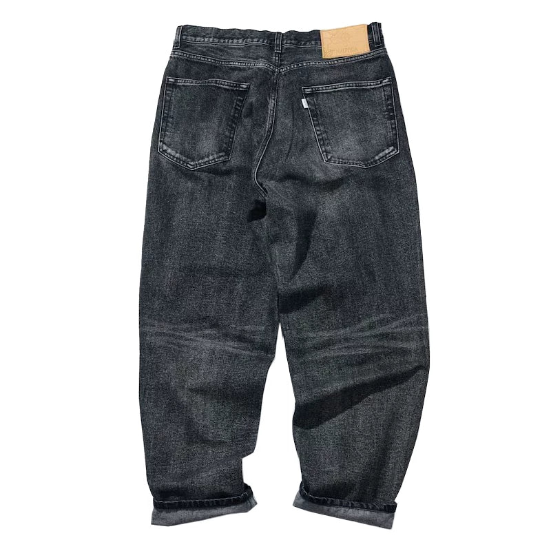 Nautica Style Drawstring Relaxed Tapered Denim Pants