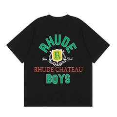 RHUDE High Street Oversized Graphic Pure Cotton T-Shirt