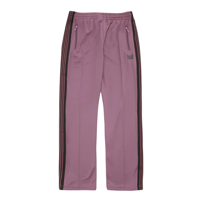 Needles Style Vintage Butterfly Embroidery Striped Track Pants