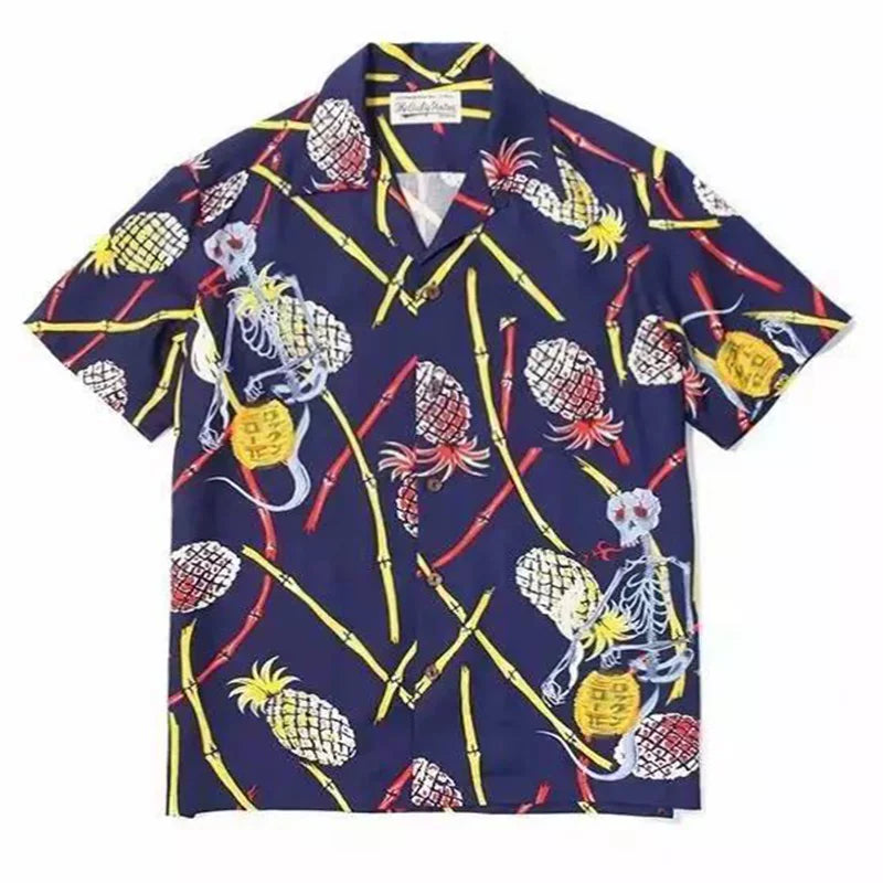 WACKO MARIA 18SS Reaper Eyes Hawaiian Shirt