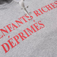 ERD melancholic Vintage Grey Safety Pin Hoodie