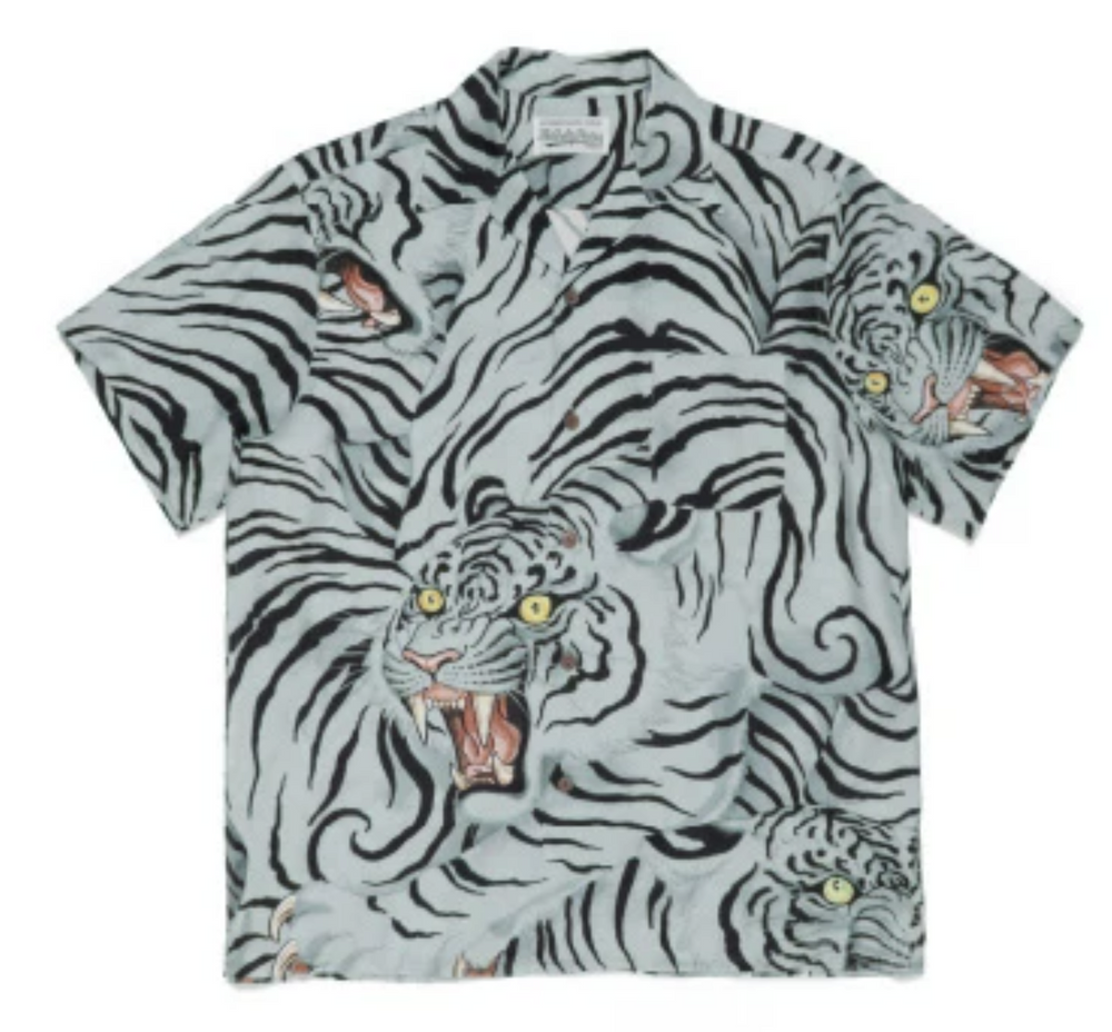 WACKO MARIA  Japanese Dragon Tiger Casual Shirt
