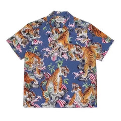 WACKO MARIA  Japanese Dragon Tiger Casual Shirt