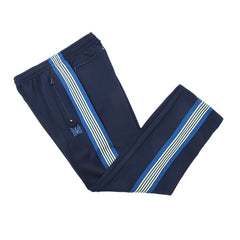 Needles Inspired Butterfly Embroidery Striped Straight Track Pants