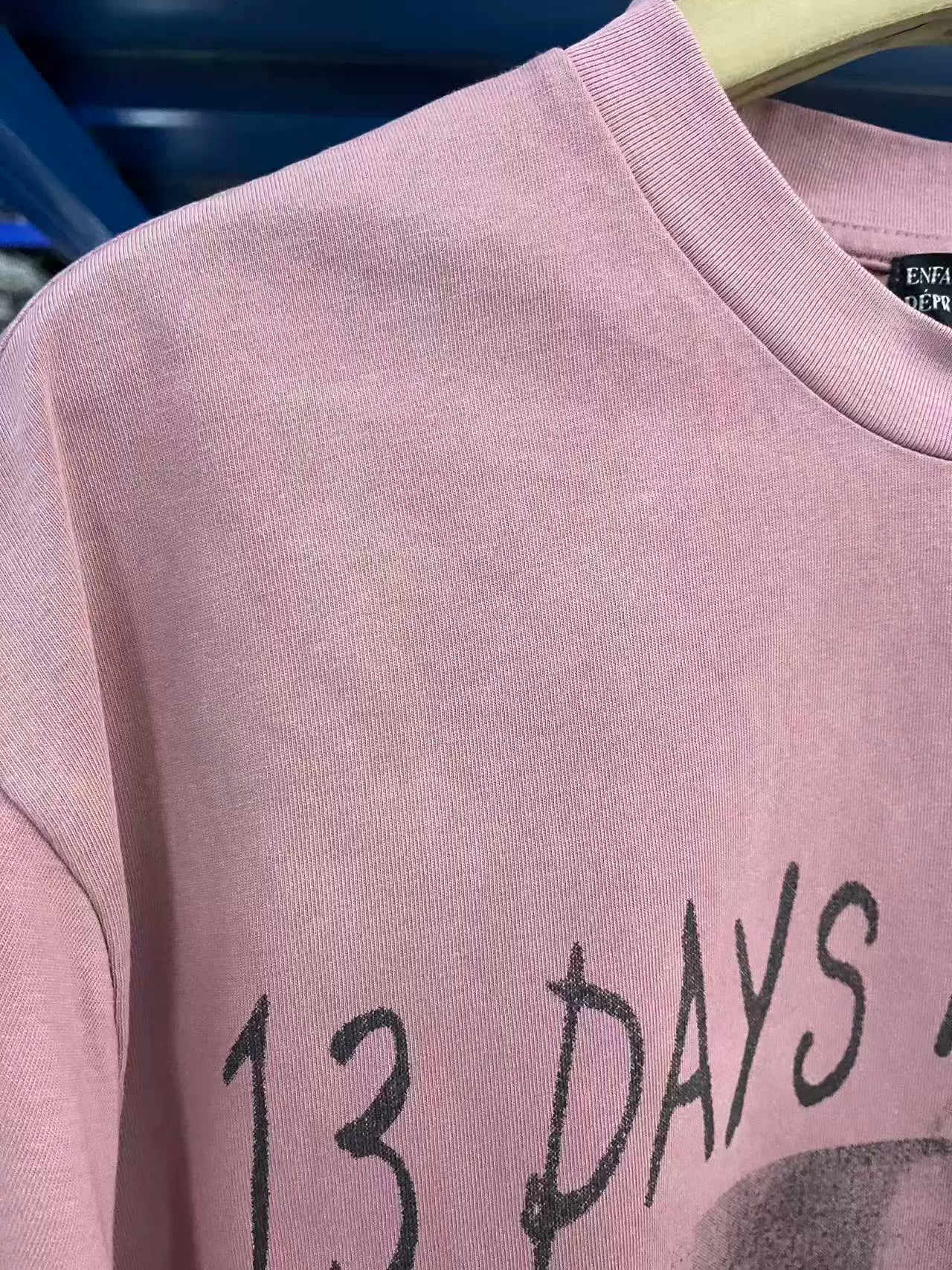 ERD Vintage Oversized Washed Pink Graphic Tee