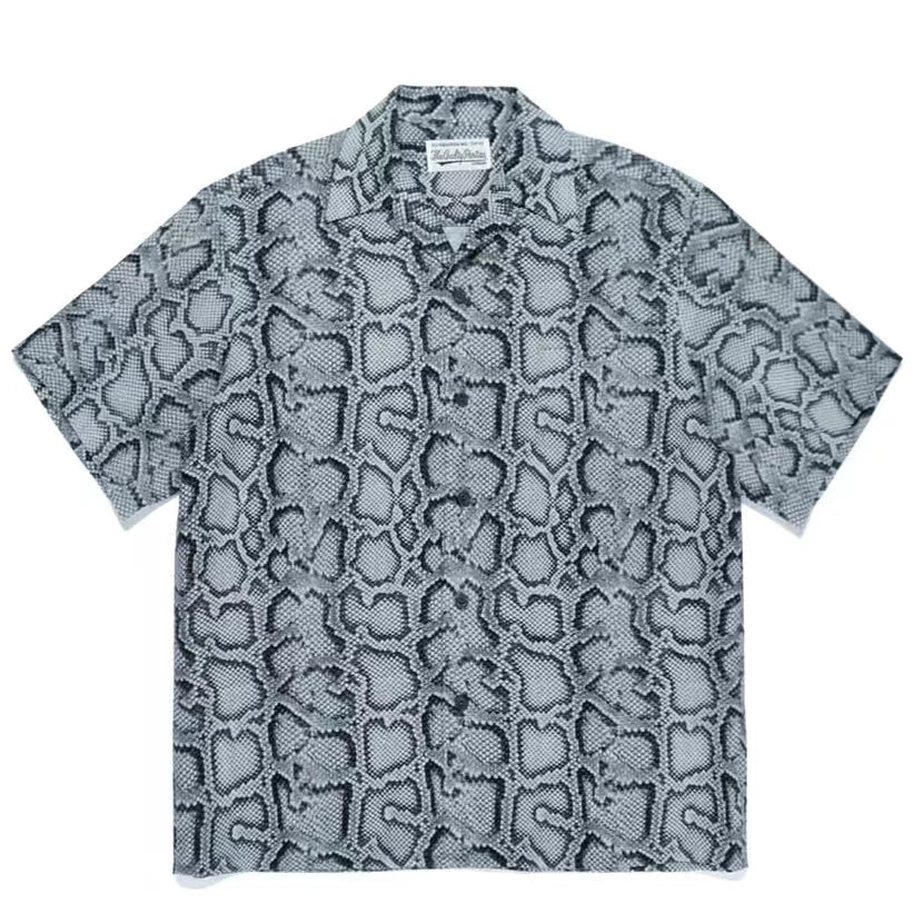 WACKO MARIA Style Leopard Print Hawaiian Shirt