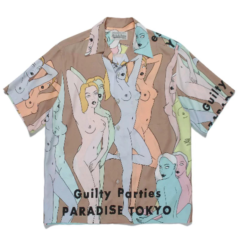 WACKO MARIA x Moriyama Avenue Photo Graphic Camp Shirt