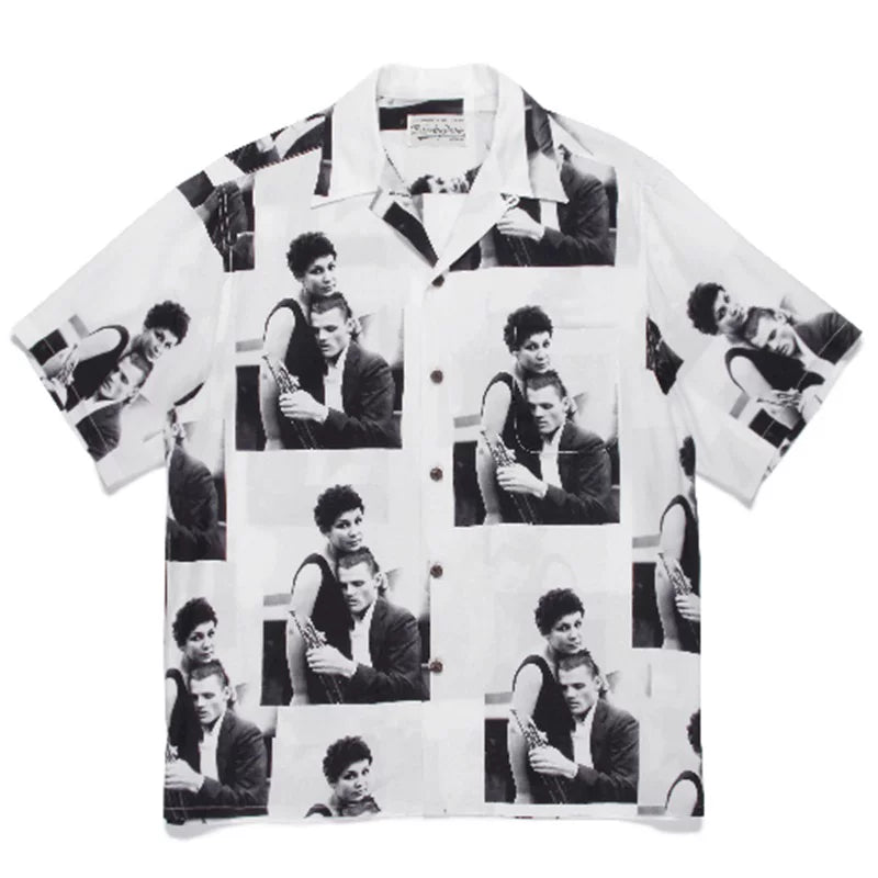 WACKO MARIA tyle Anime Cyberpunk Hawaiian Shirt