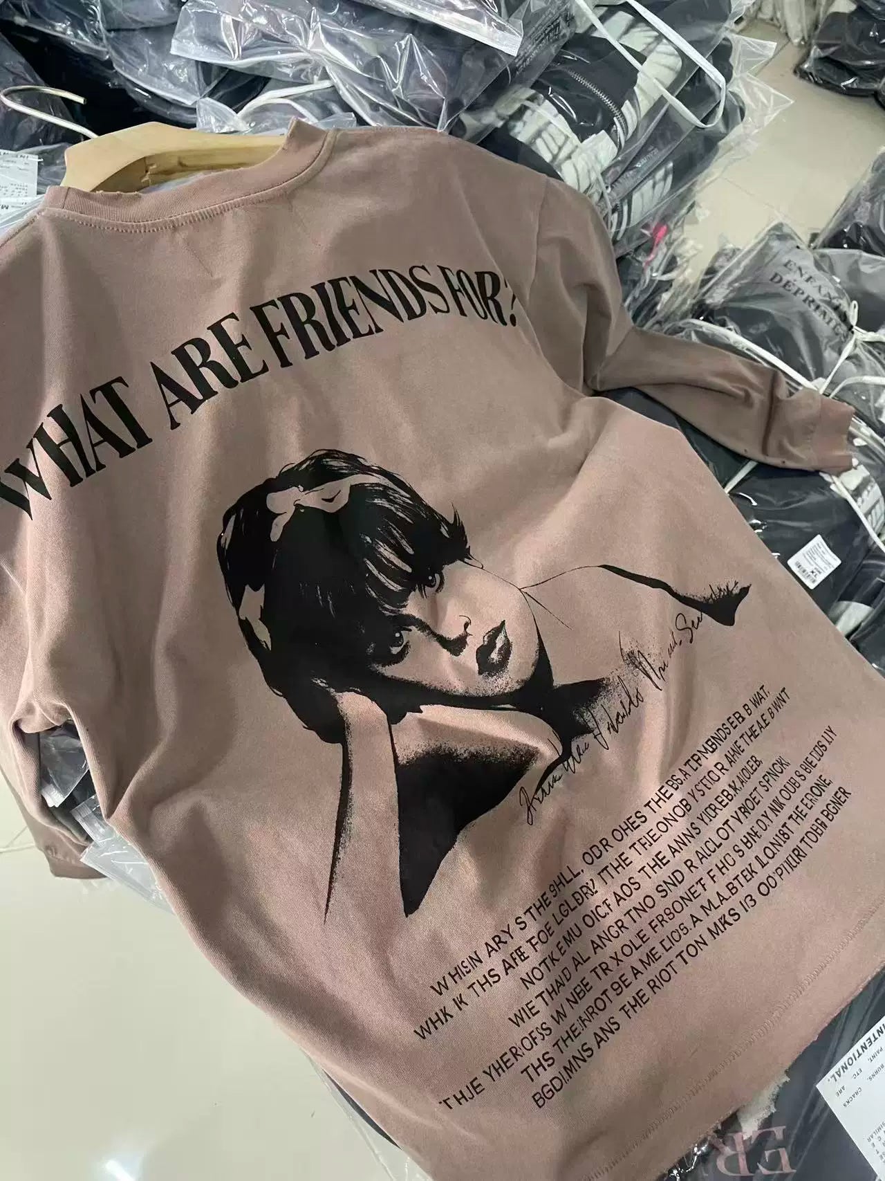 ERD Inspired Flowers Of Anger Khaki Longsleeve Tee