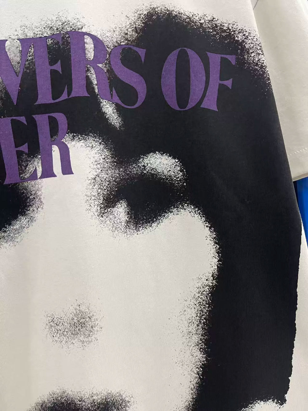 ERD's melancholicCement White Portrait Printed T-Shirt