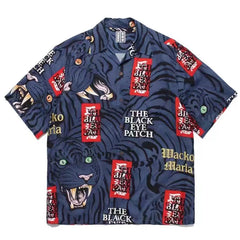 WACKO MARIA  Japanese Dragon Tiger Casual Shirt