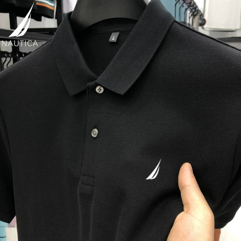 Nautica Style 300g Heavyweight Cotton Polo Shirt