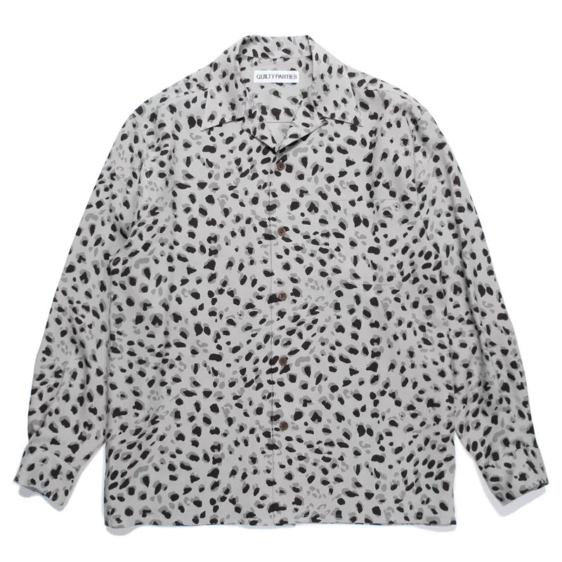 WACKO MARIA World Peace Long Sleeve Rayon Shirt