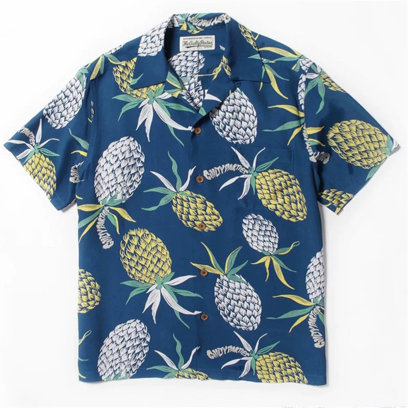 WACKO MARIA 18SS Reaper Eyes Hawaiian Shirt