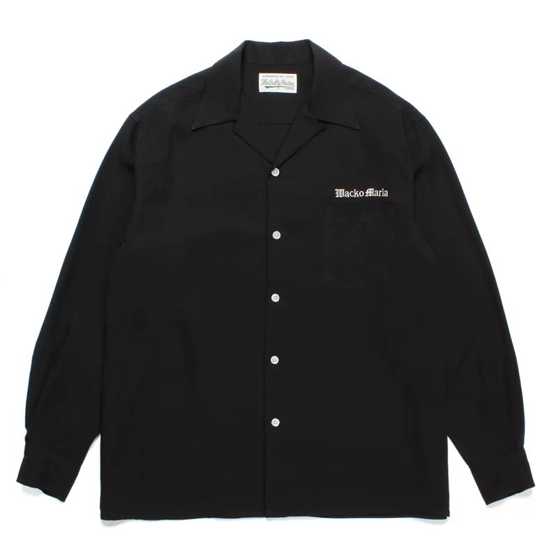 WACKO MARIA DJ Harvey Leopard Palm Tree Long Sleeve Shirt