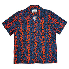 WACKO MARIA Style Leopard Print Hawaiian Shirt