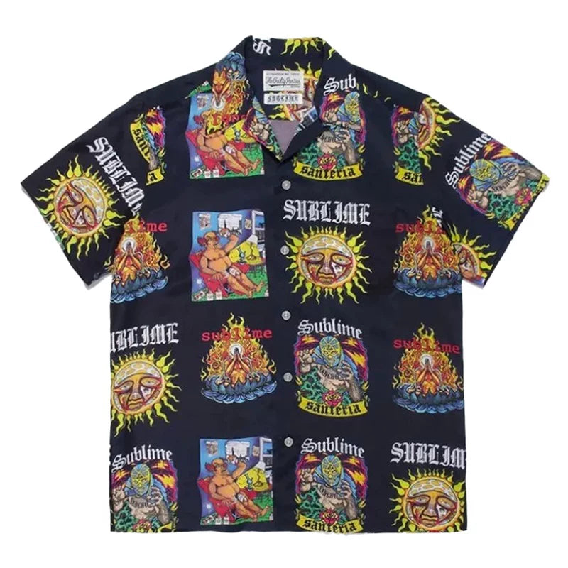 WACKOMARIA 7th Neckface Graffiti Hawaiian Shirt