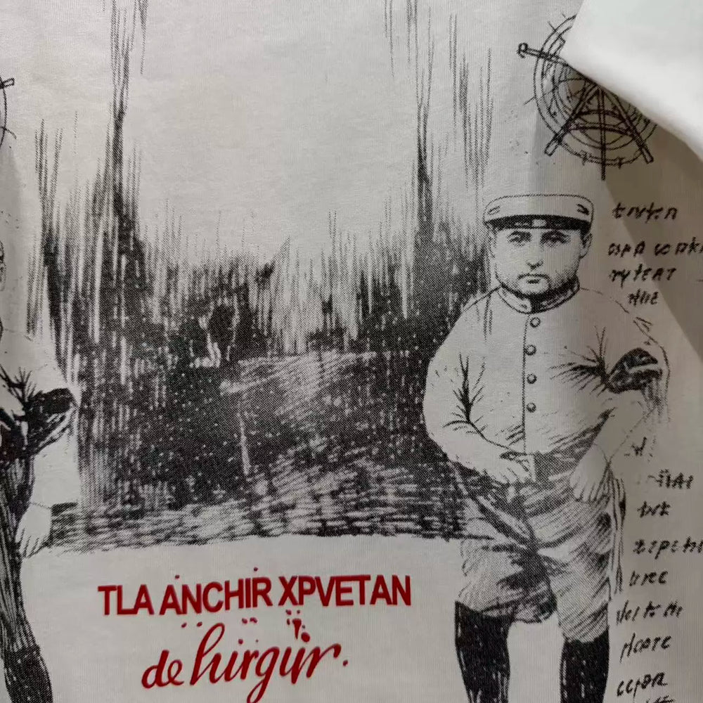 ENFANTS RICHES DEPRIMES Cement White Loose Long Tee