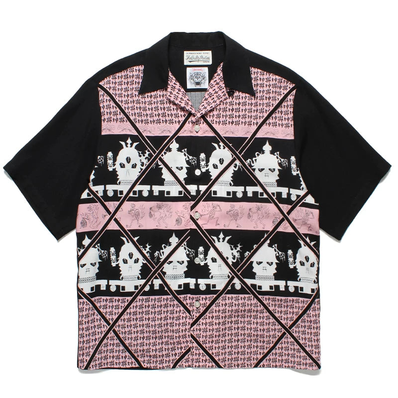 WACKO MARIA Palm Tree Sailing Boat Hawaiian Shirt