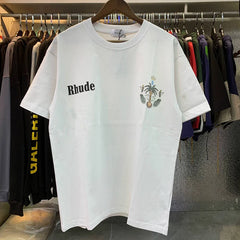 RHUDE Las Palmas Palm Tree Vintage Graphic Tee