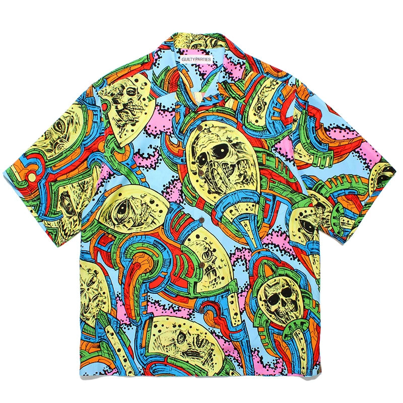 WACKO MARIA Palm Tree Sailing Boat Hawaiian Shirt