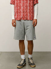 Champion Style Embroidered Cotton Mesh Relaxed Athletic Shorts